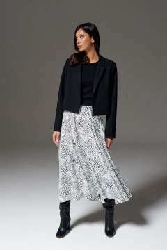 Юбка свободного кроя с контрастным принтом 92 см ANNETE A433 - фото 2