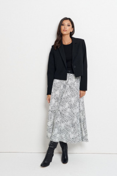 Юбка свободного кроя с контрастным принтом 92 см ANNETE A433 - фото 1