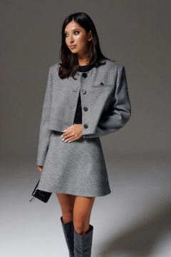 Деловая юбка из костюмной ткани с потайной молнией ANNETE A452 - фото 2