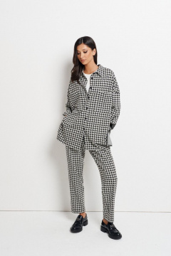 Комплект рубашка и брюки с геометрическим принтом ANNETE A4161 - фото 2