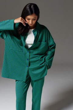 Комплект из рубашки и брюк с геометричным принтом ANNETE A4162 - фото 2