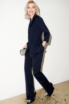 Длинный жакет с накладными карманами и вырезом фигурной формы BURVIN 8863-71 - фото 1