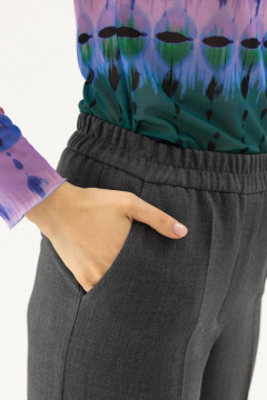 Широкие брюки на резинке с удлинением ног в стиле деловой одежды Femme & Devur 90006 1.4F(164) - фото 3