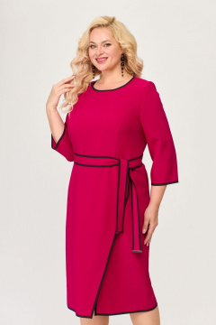 Платье прямая модель из плательной ткани с поясом Jurimex 2945-2 - фото 4