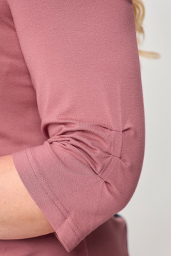 Джинсовое платье-сарафан с имитацией застежки и карманами Algranda А3939-1 - фото 5