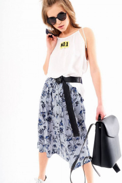 Летний топ и юбка — повседневный стиль с карманами AIRIN 2033 - фото 1