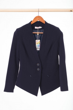 Жакет Anelli 248 темно-синий - фото 5