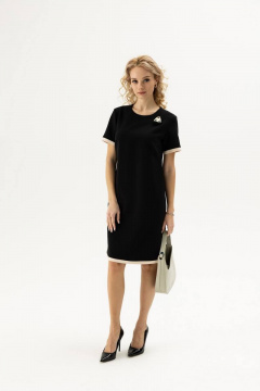 Футлярное платье с коротким рукавом и боковыми карманами Femme & Devur 80209 1.3F(170) - фото 2