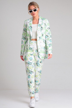 Брюки и жакет из хлопка в ярком стиле на каждый день Angelina & Сo 832 - фото 5