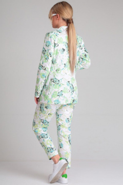 Брюки и жакет из хлопка в ярком стиле на каждый день Angelina & Сo 832 - фото 2