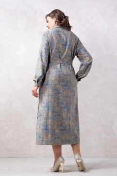 Платье-рубашка из вискозы с поясом и карманами Avanti 1404 - фото 2