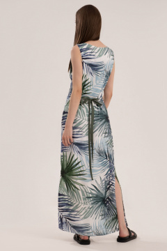 Летнее платье-сарафан в стиле на каждый день Панда 101580w голубой - фото 2