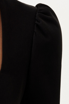 Демисезонное платье с длинными рукавами для повседневной носки Панда 152380w черный - фото 5