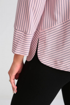 Модное летнее платье с эффектом сборки и эластичным поясом Modema м.726/1 - фото 4