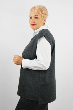 Брюки и джемпер комплект вязаное трикотаж шерсть Полесье С0188-23 3С3101-Д43 170 глубокий_черный - фото 2