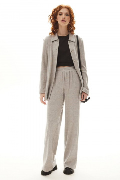 Блуза и брюки в демисезон из вискозы трикотажа Golden Valley 6563 серый - фото 4