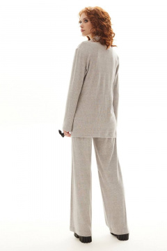 Блуза и брюки в демисезон из вискозы трикотажа Golden Valley 6563 серый - фото 3