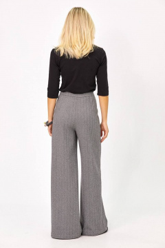 Серые брюки с боковыми карманами и классическим фасоном Rivoli 5186 серый - фото 2