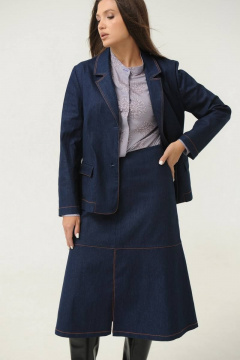 Юбка Ma Сherie 2014 темно-синий - фото 5