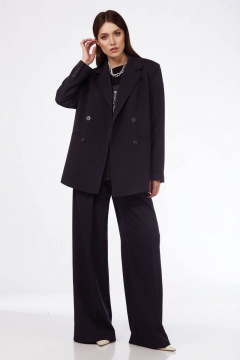 Брюки, жакет LLC М61 черный - фото 1