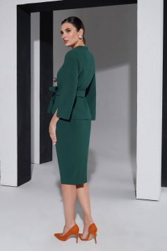 Жакет, юбка Lissana 4606 темно-зеленый - фото 3