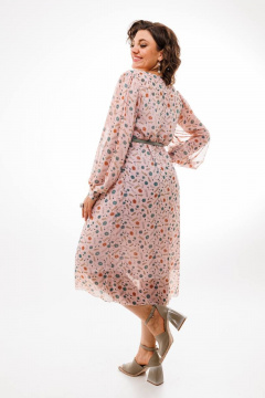 Платье Anelli 1213 розовый - фото 2