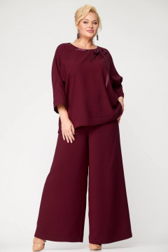 Комплект блузка и свободные брюки в стиле бохо, демисезон Angelina & Сo 871 - фото 1