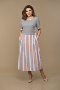 Lady Style Classic 1581/2 серо-оранжевый