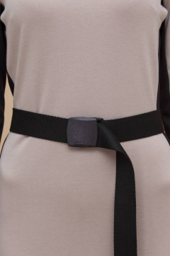 Модное миди платье из трикотажа с лампасами Domna 5521 - фото 5