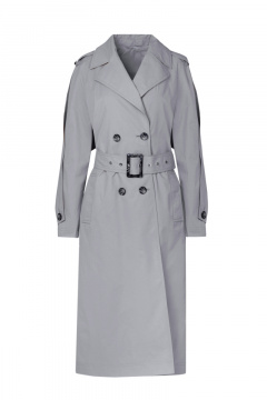 Плащ плащёвая ткань серый в демисезон стиль на каждый день Elema 2-12545-1-170 серый - фото 1