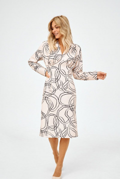 Платье NikVa 375-1 беж_разводы - фото 4