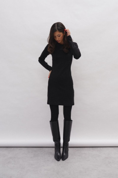 Платье прилегающего силуэта из трикотажа с овальной горловиной и рукавом реглан ANNETE A3435 - фото 3