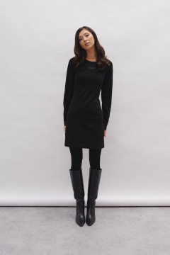 Платье прилегающего силуэта из трикотажа с овальной горловиной и рукавом реглан ANNETE A3435 - фото 2