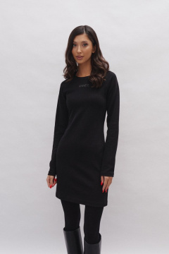 Платье прилегающего силуэта из трикотажа с овальной горловиной и рукавом реглан ANNETE A3435 - фото 1