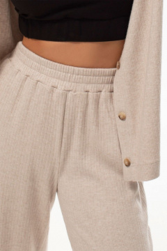 Бежевый блузон с застежкой на пуговицы и воротником Golden Valley 6563 бежевый - фото 4