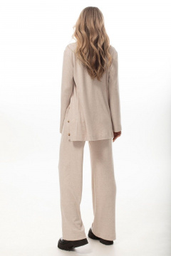 Бежевый блузон с застежкой на пуговицы и воротником Golden Valley 6563 бежевый - фото 3