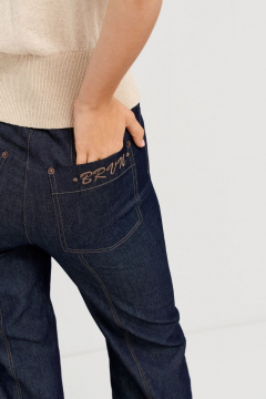 Летние прямые брюки с вертикальными штанинами BURVIN 8923-11 - фото 3