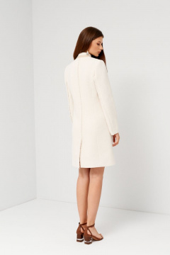 Плащ бежевый летний из текстиля для ежедневных прогулок BURVIN 8953-61 - фото 4