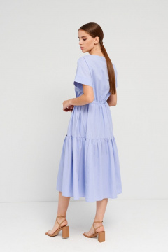 Платье голубое летнее из хлопка на каждый день BURVIN 8955-81 - фото 2