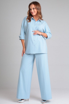 Блуза и брюки палаццо из вискозы для повседневных образов Angelina & Сo 889 - фото 3