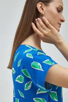 Летная блузка с принтом, полуприлегающий силуэт Femme & Devur 70304 2.33F(170) - фото 4