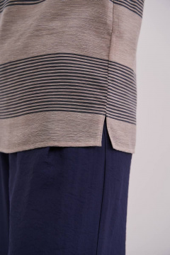 Джемпер в мультиколор и розовый с плотной трикотажной тканью Femme & Devur 70239 1.55F(170) - фото 5