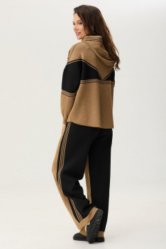 Брюки, свитшот Магия моды 2352 бронза_черный - фото 2