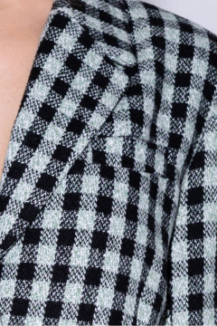 Жакет PiRS 4743 черно-зеленая клетка - фото 5