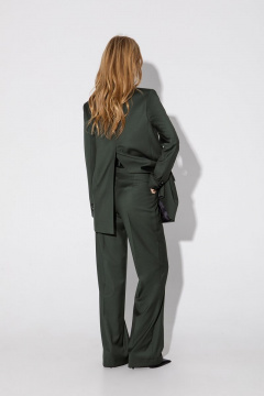 Костюм тройка из жакета, жилета и брюк со стрелками PiRS 4823 хаки - фото 5