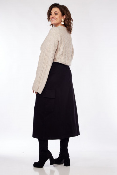 Демисезонная юбка А-силуэта с карманами и разрезом Jurimex 3007 - фото 5
