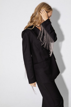 Жакет с металлической бахромой и прорезными карманами PiRS 4977 - фото 3