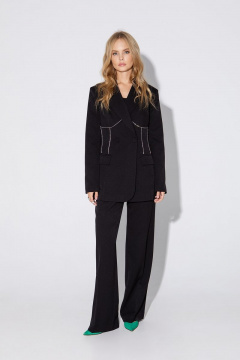 Костюм двойка: жакет с декоративной отделкой и стрелки брюк PiRS 4985 - фото 4