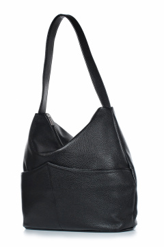 Сумка из экокожи на одно отделение с карманами Galanteya 45322.23с952к45 черный - фото 1