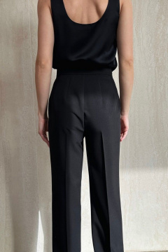 Брюки со стрелками с высокой посадкой из текстиля HELEN BIRCH B004 - фото 4